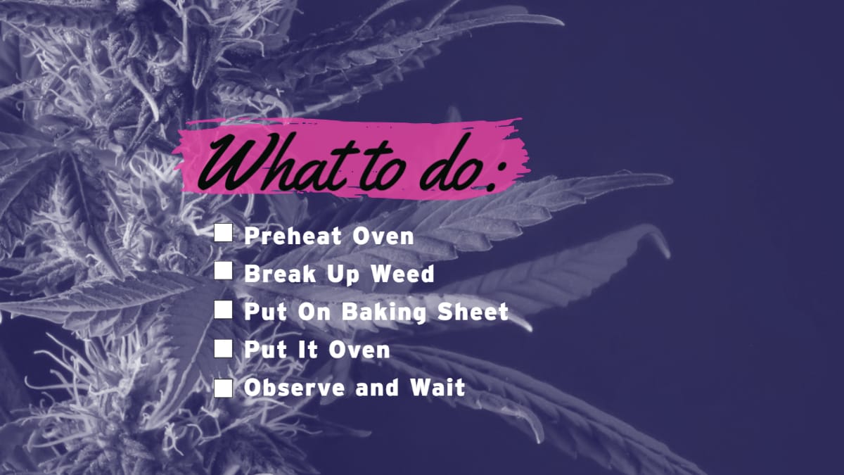 Steps to Decarb Cannabis
