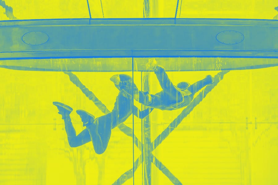 Indoor Skydiving Yoga
